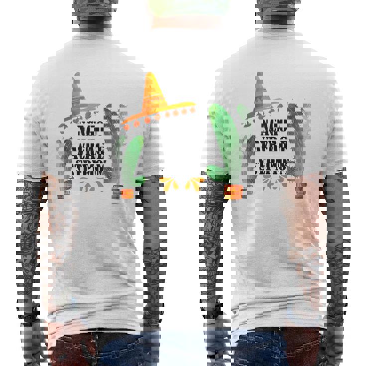 楽しい継母ユーモアナチョ平均継母継母 メンズTシャツ バックプリント