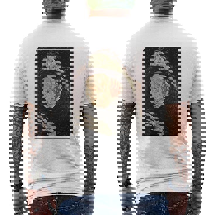 死んだ母 エゴン・シーレ作 1910 長袖tシャツ メンズTシャツ バックプリント