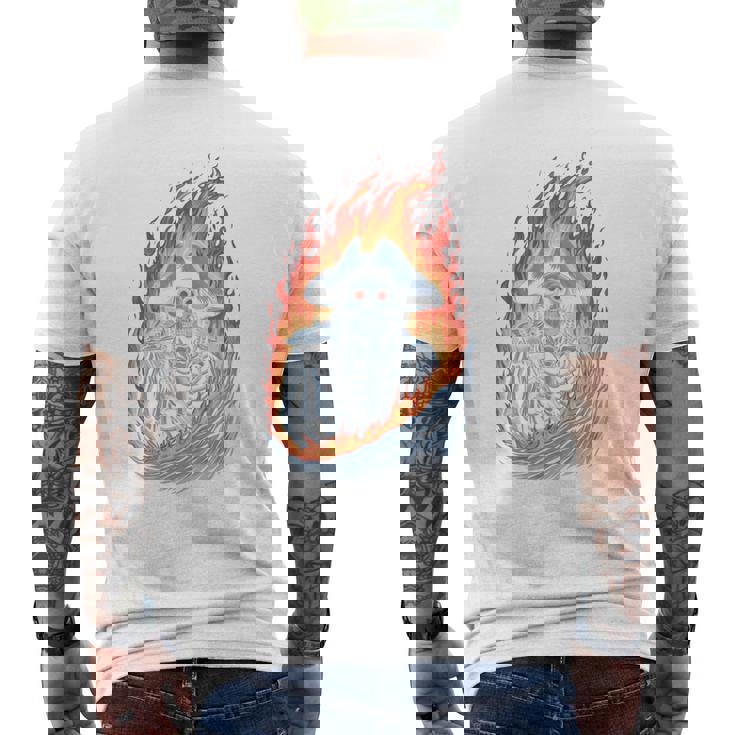 海賊スケルトン スカルとクロスボーン ジョリーロジャー グラフィック 長袖tシャツ メンズTシャツ バックプリント