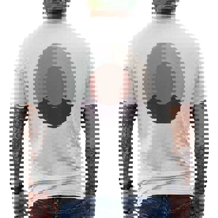 淫夢バッジ バックプリント メンズTシャツ バックプリント