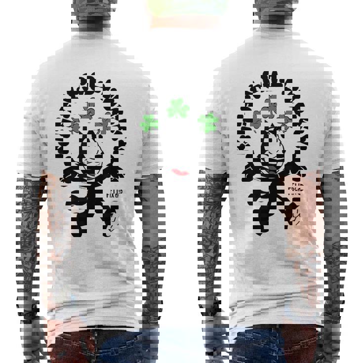 猫フェリックス キティ ゴーラッキー メンズTシャツ バックプリント