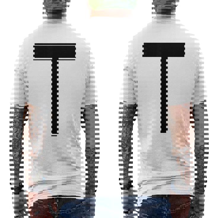 白い体操服 【T、Tt、Ttttー！】Tt兄弟 Ttブラザー メンズTシャツ バックプリント