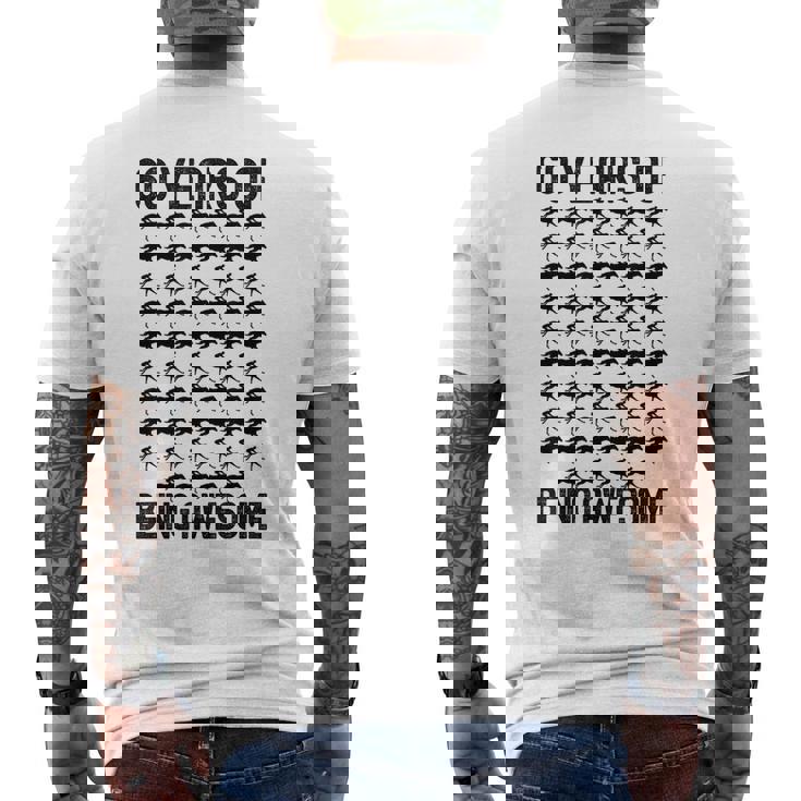 競馬 還暦 面白いtシャツ 馬 ウマ 還暦祝い 60歳 父の日 おもしろ 服 メンズ グッズ 大人 父 男性 メンズTシャツ バックプリント