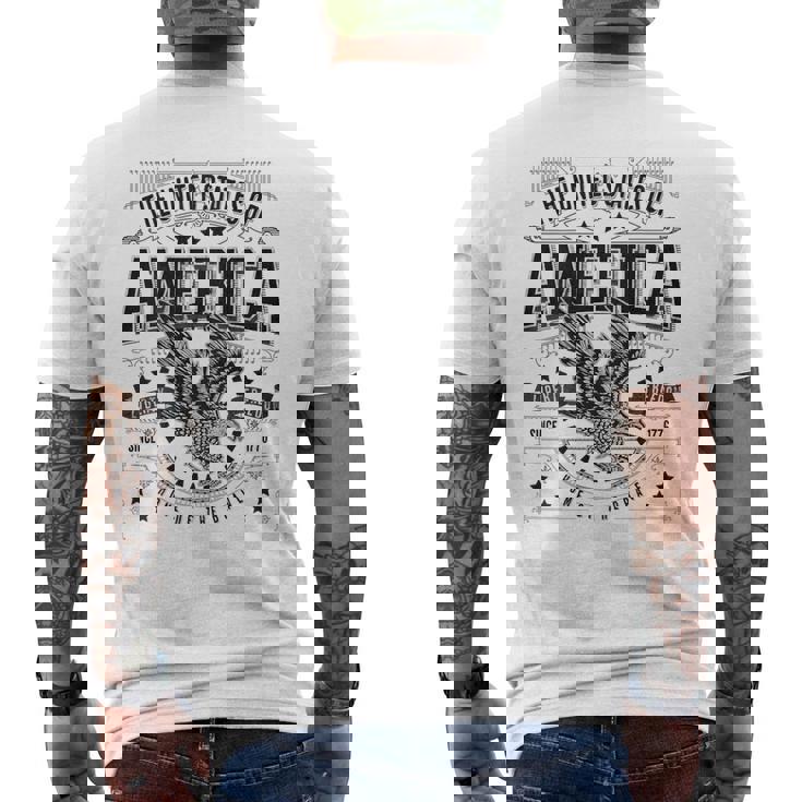 米国 アメリカン イーグル アメリカ国旗 パトリオット Usa バックプリント メンズ メンズTシャツ バックプリント