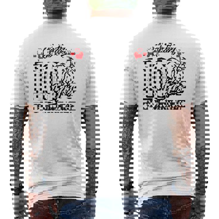 結婚10周年記念マッチング・ギフト メンズTシャツ バックプリント