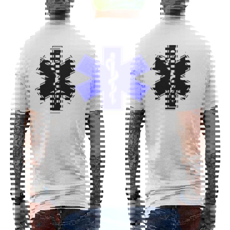 緊急医療レスポンダー Ems Emt 長袖tシャツ メンズTシャツ バックプリント