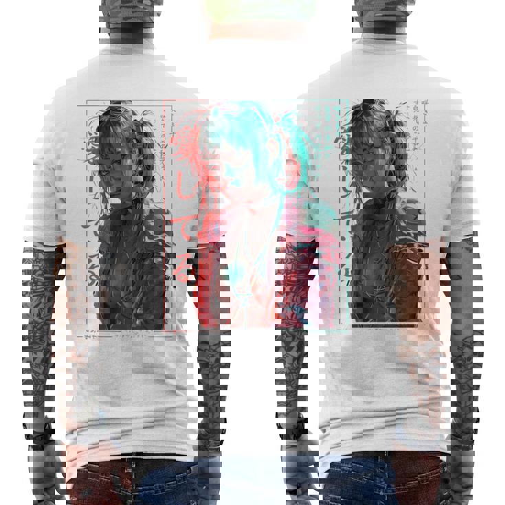 美的テックウェアi ギャングスタ・アニメ 長袖tシャツ メンズTシャツ バックプリント