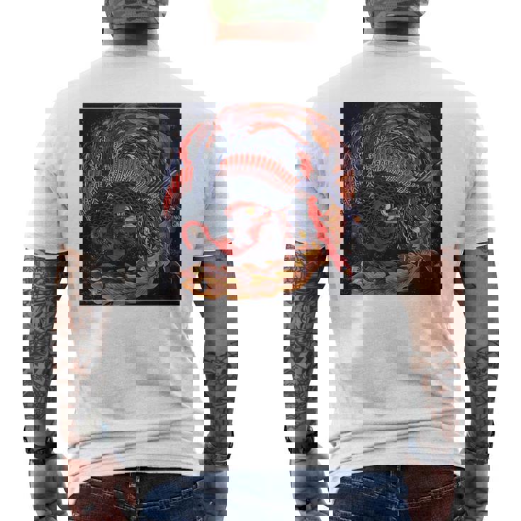 葛飾北斎作 鳳凰 長袖tシャツ メンズTシャツ バックプリント