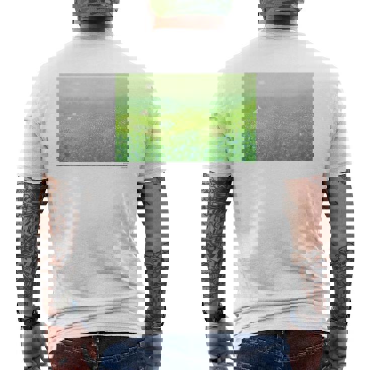 詩とメルヘン 葉祥明 妖精の棲む森 メンズTシャツ バックプリント