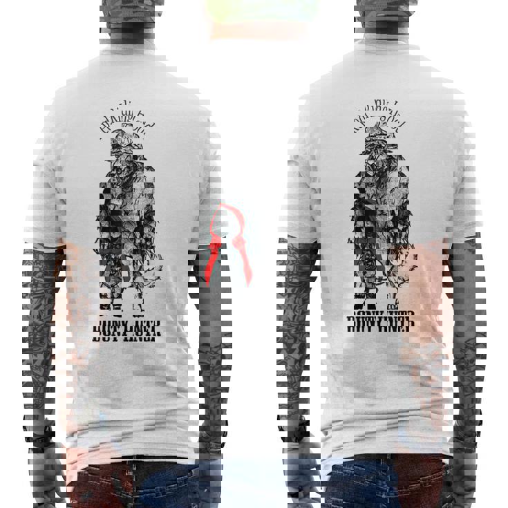 赤ずきん バウンティハンター メンズTシャツ バックプリント