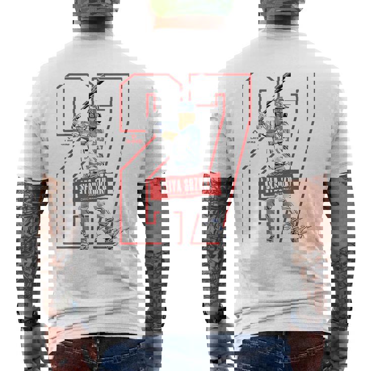 鈴木誠也 メンズTシャツ バックプリント