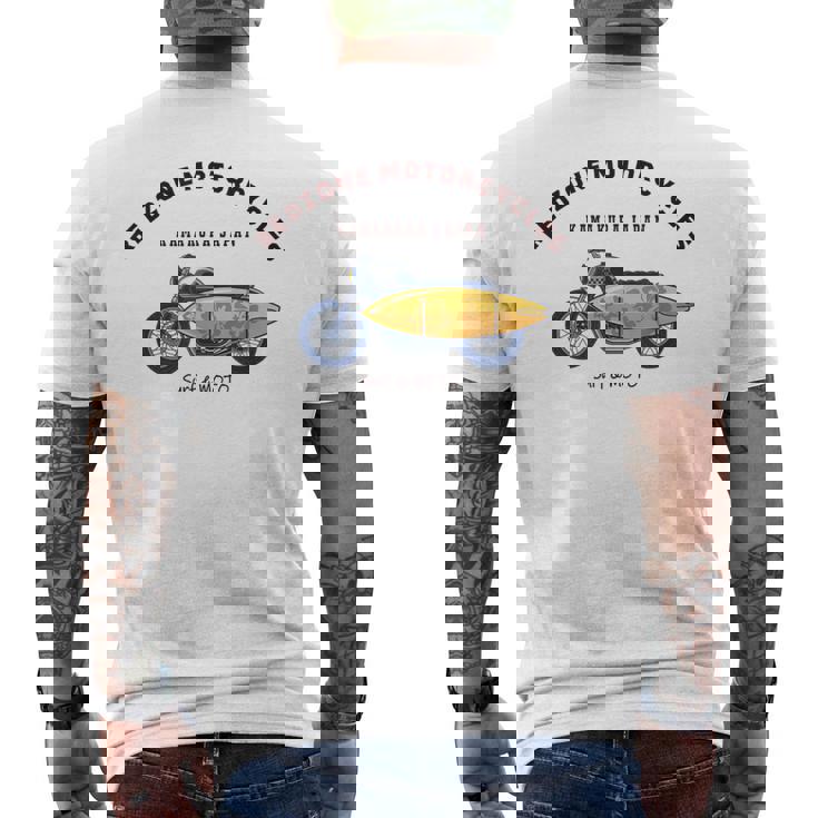 鎌倉 ジャパン オシャレ クール サーフィン バイク オートバイ メンズTシャツ バックプリント