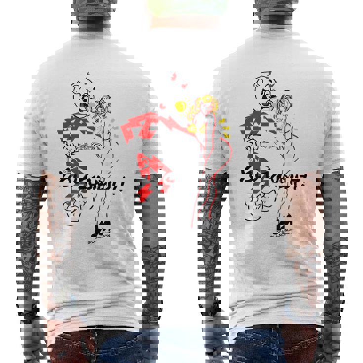 電気工事士 レディキロー メンズTシャツ バックプリント