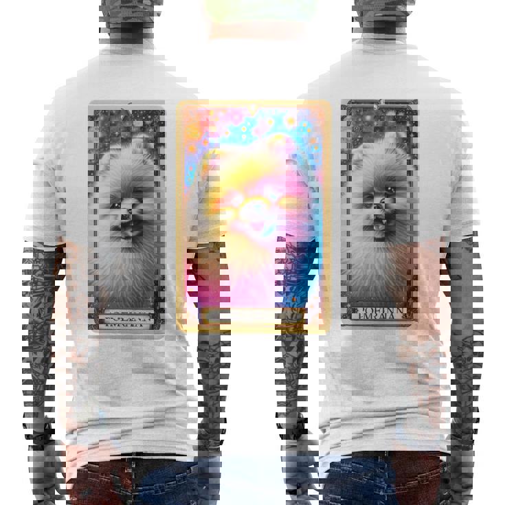 面白いtシャツ ポメラニアン イヌ わんこ メンズ 犬好き グッズ かわいい おもしろ 面白い 服 ネタ 犬 長袖tシャツ メンズTシャツ バックプリント