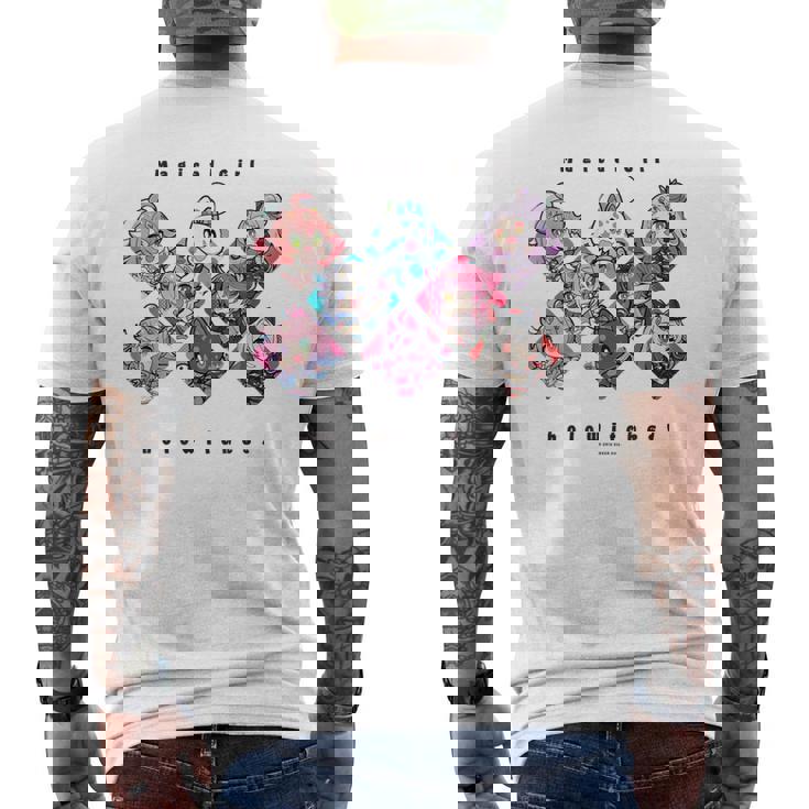 魔法少女ホロウィッチ！ メンズTシャツ バックプリント