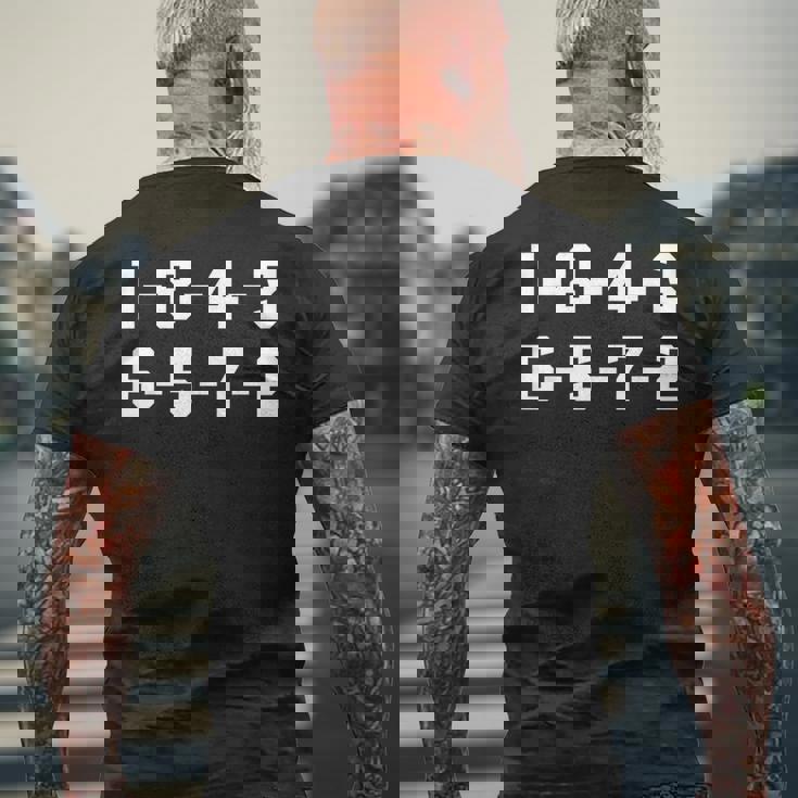 1-8-4-3-6-5-7-2 発射命令 小型ブロックエンジンv8 メンズTシャツ バックプリント 高齢者への贈り物