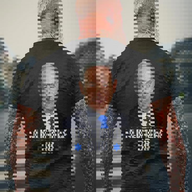 100万ドルのビビ・ベンジャミン・ネタニヤフ・イスラエル・リクッド・パーティー メンズTシャツ バックプリント 高齢者への贈り物