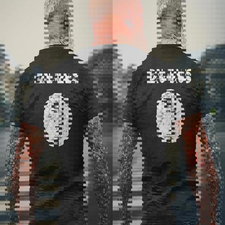 100年 バウハウス・スケール 1919年からのプロファイルデザイン ビンテージ メンズTシャツ バックプリント 高齢者への贈り物