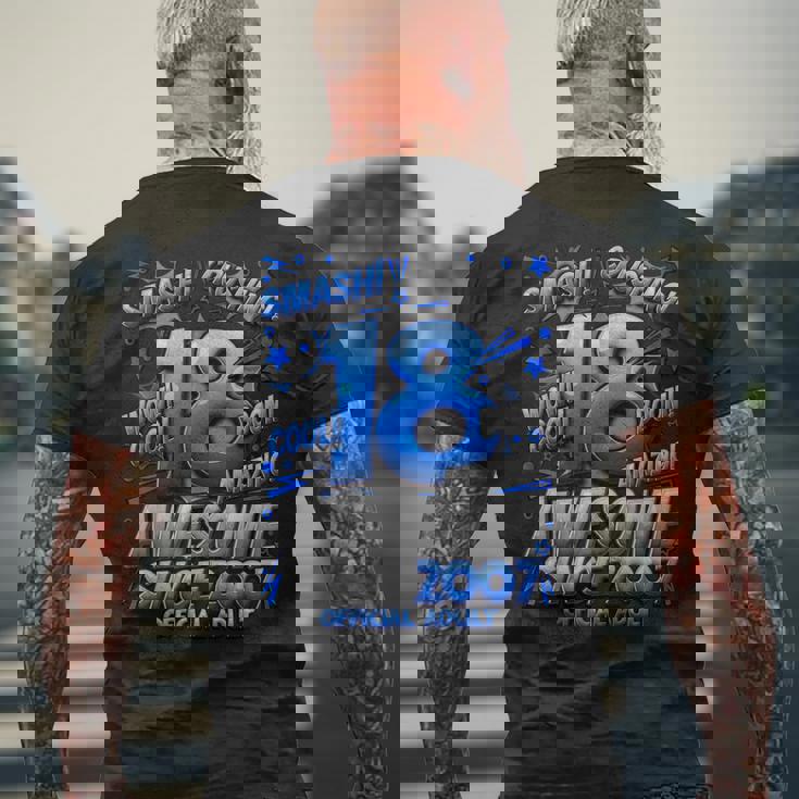 18歳の男の子向け公式成人向けギフト 18歳の誕生日 男の子向け メンズTシャツ バックプリント 高齢者への贈り物