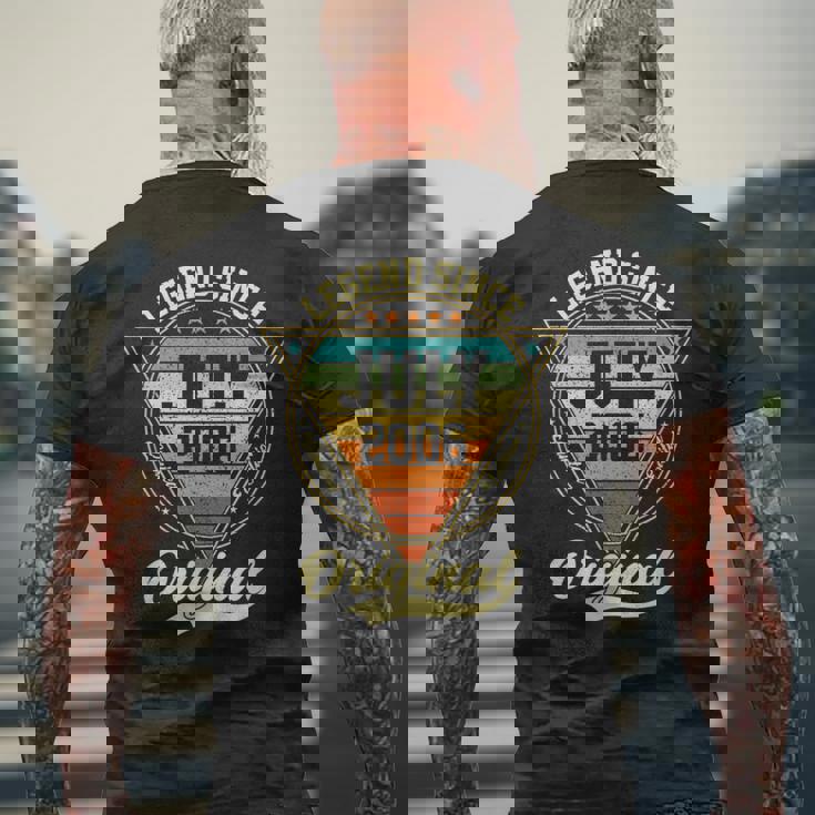 18歳の誕生日レジェンド 2006年7月以来 18歳 メンズTシャツ バックプリント 高齢者への贈り物