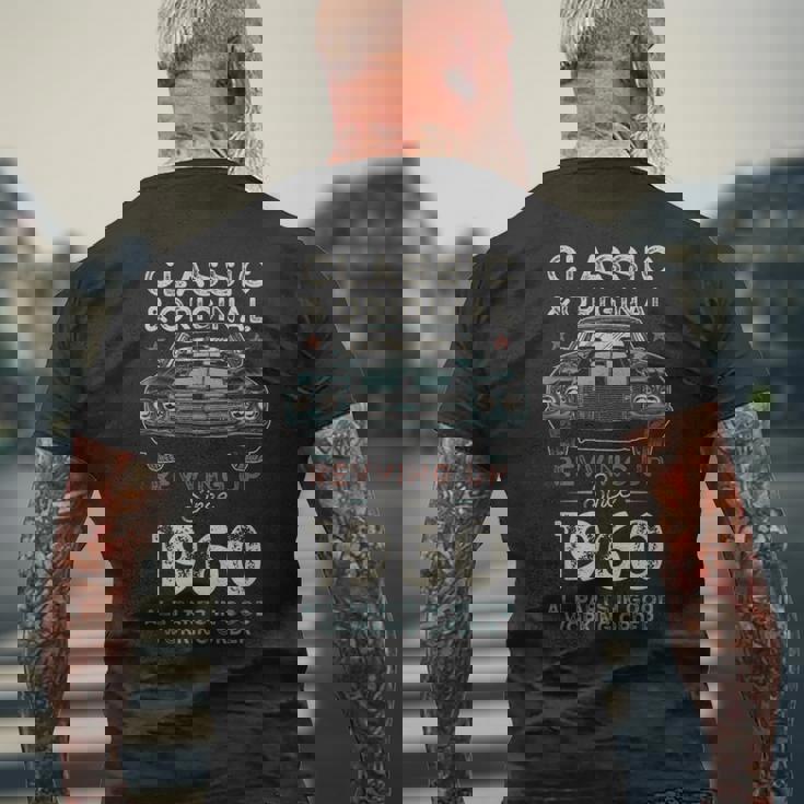 1960年生まれ マッスルカー生誕65周年 メンズTシャツ バックプリント 高齢者への贈り物