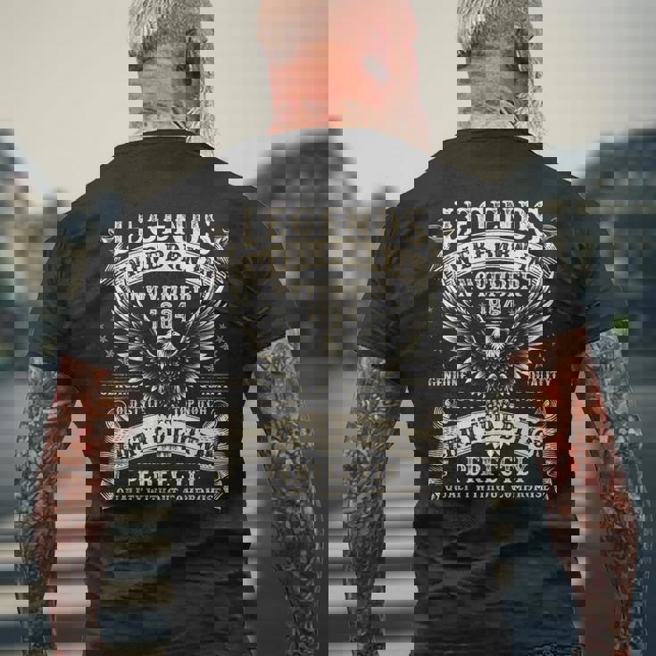 1964年11月60日 男性への60歳の誕生日プレゼント メンズTシャツ バックプリント 高齢者への贈り物