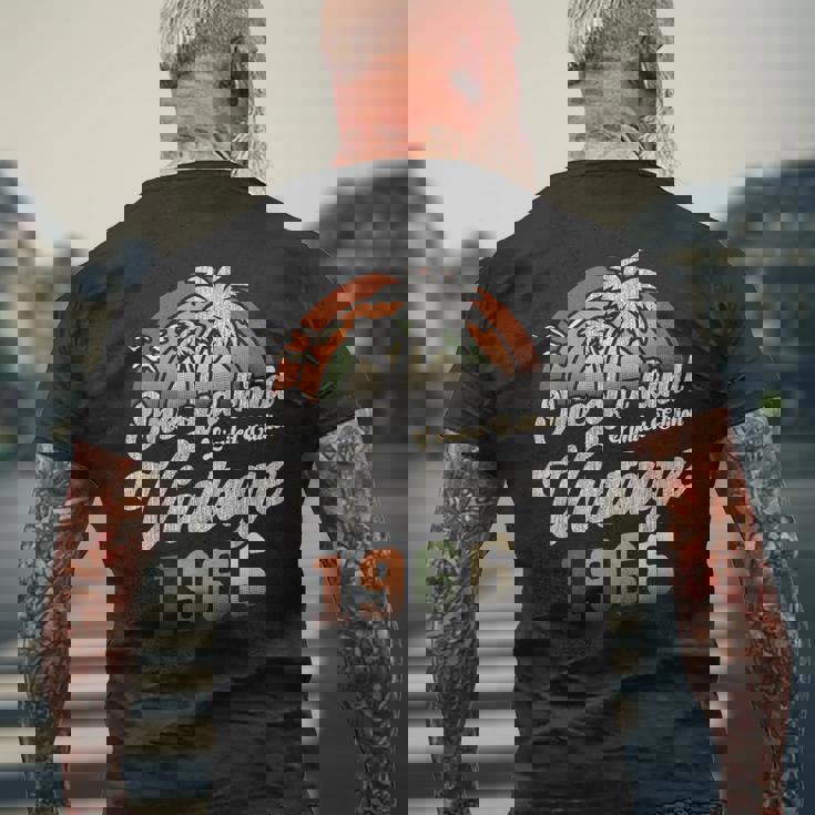 1966年ヴィンテージ・ワン・オブ・ア・ケイン 限定版 59歳の誕生日 メンズTシャツ バックプリント 高齢者への贈り物