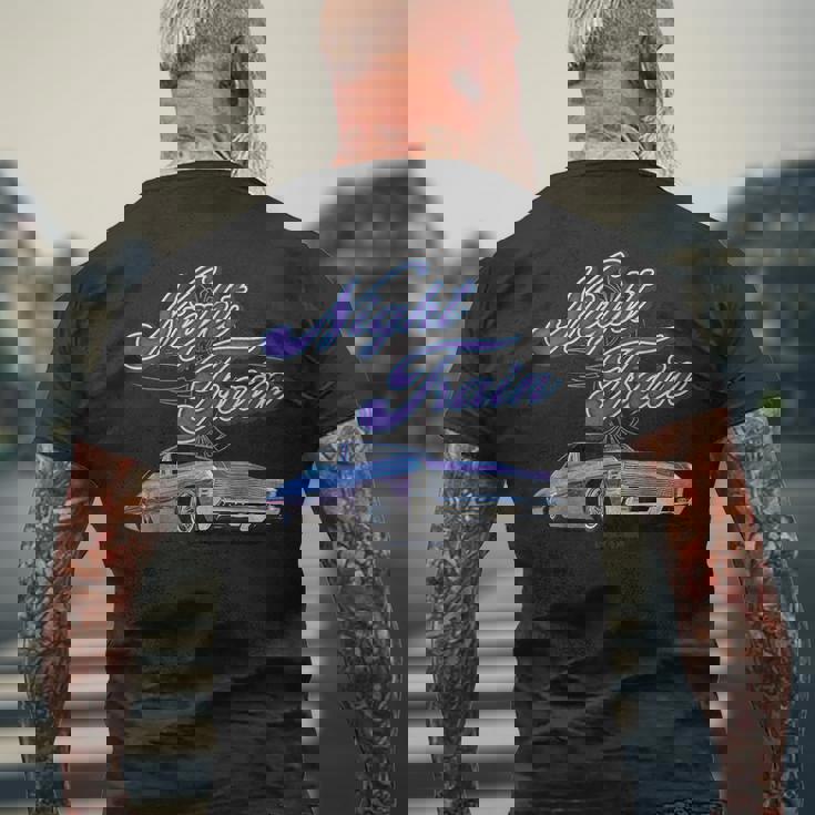 1967 インパラ 夜行列車 30 ローライダー Kustom リードそり メンズTシャツ バックプリント 高齢者への贈り物