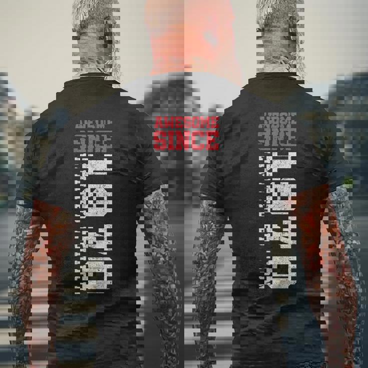 1970年から素晴らしいヴィンテージ55歳の誕生日プレゼント 55歳 メンズTシャツ バックプリント 高齢者への贈り物