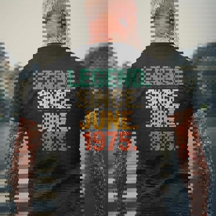 1975年6月誕生日ギフトアイデア 男女 1975年6月以来 メンズTシャツ バックプリント 高齢者への贈り物