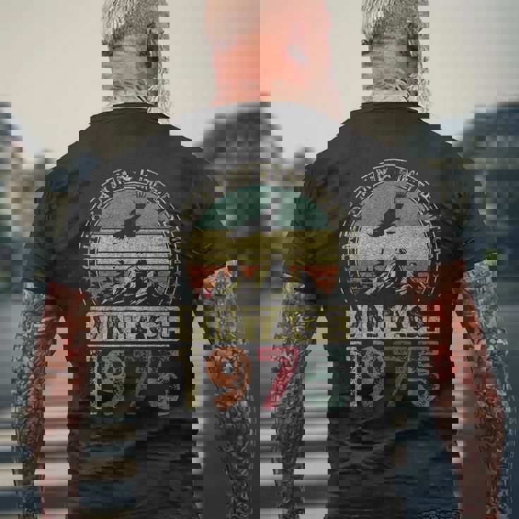 1975年ヴィンテージ、限定版、50歳の誕生日、50歳 メンズTシャツ バックプリント 高齢者への贈り物