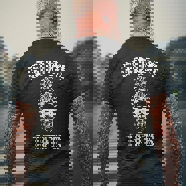 30代に別れを告げ、去年は30代、リップサーティーズ メンズTシャツ バックプリント 高齢者への贈り物