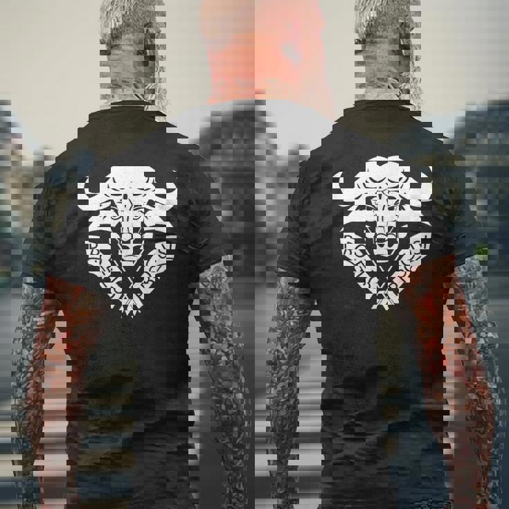 32大隊 南アフリカ軍 メンズTシャツ バックプリント 高齢者への贈り物