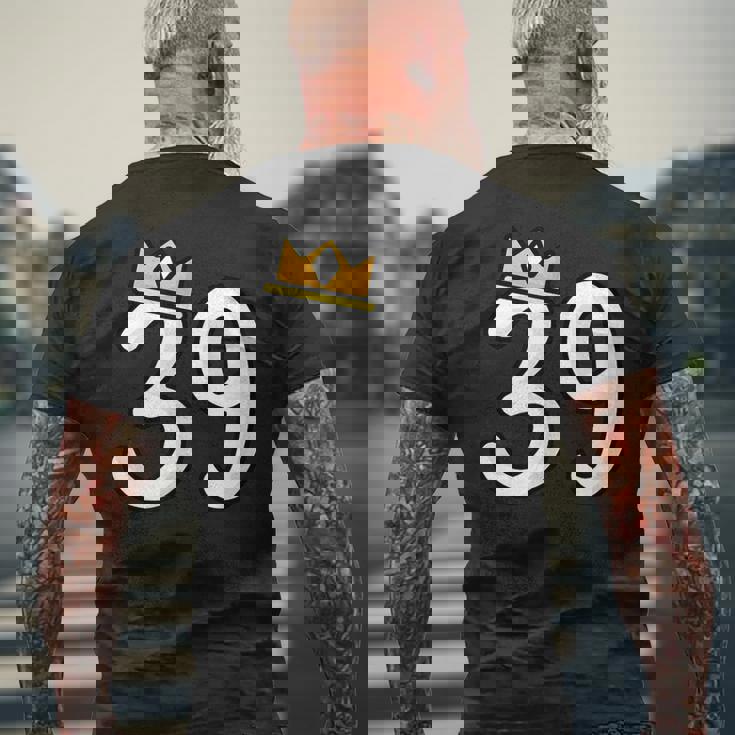 39 歳の誕生日番号 39 バースデー バルーン 39 メンズTシャツ バックプリント 高齢者への贈り物