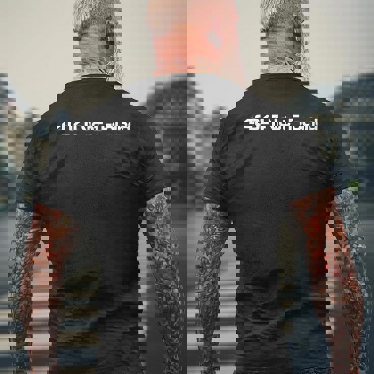 404 Not Found メンズTシャツ バックプリント 高齢者への贈り物