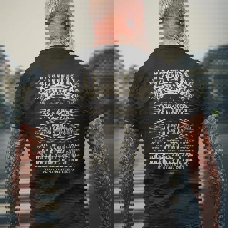 46歳の誕生日プレゼント 男性用 46歳 誕生日 1978年10月 メンズTシャツ バックプリント 高齢者への贈り物