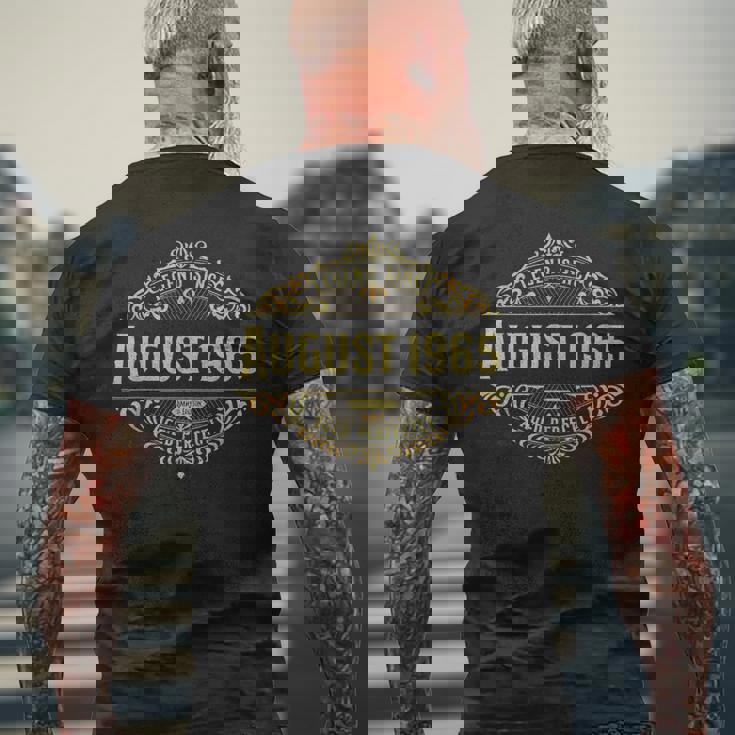 59歳の誕生日伝説は1965年8月に誕生しました。 メンズTシャツ バックプリント 高齢者への贈り物