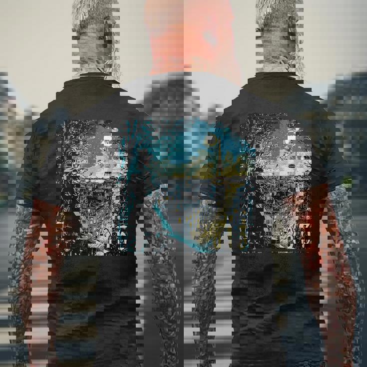 813 ルパン レガシー 変装&ミステリーの巨匠 メンズTシャツ バックプリント 高齢者への贈り物