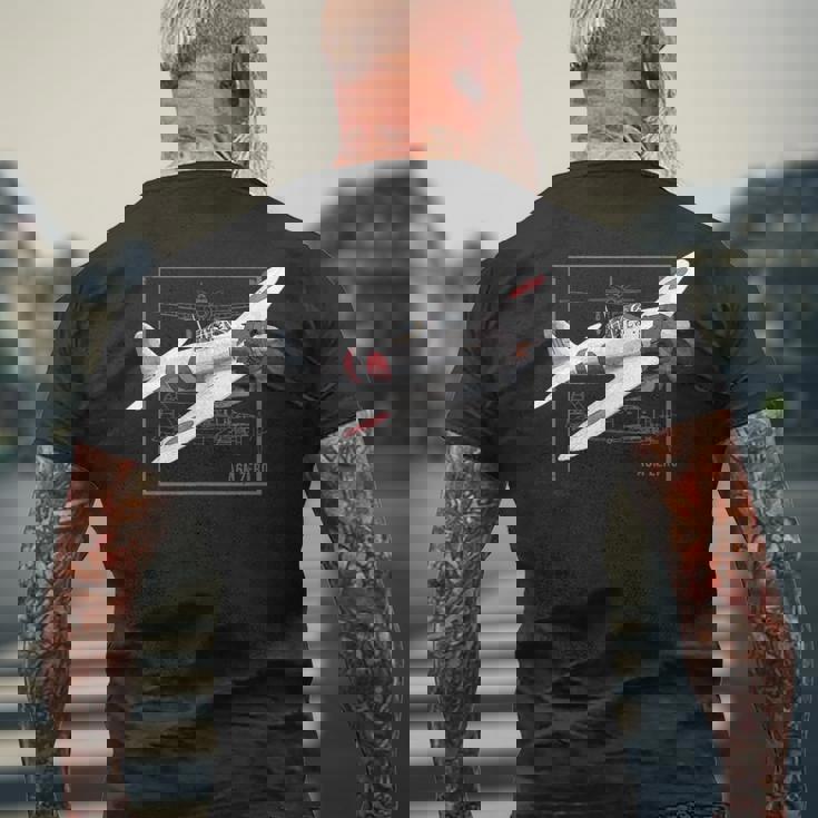 A6mゼロ メンズTシャツ バックプリント 高齢者への贈り物