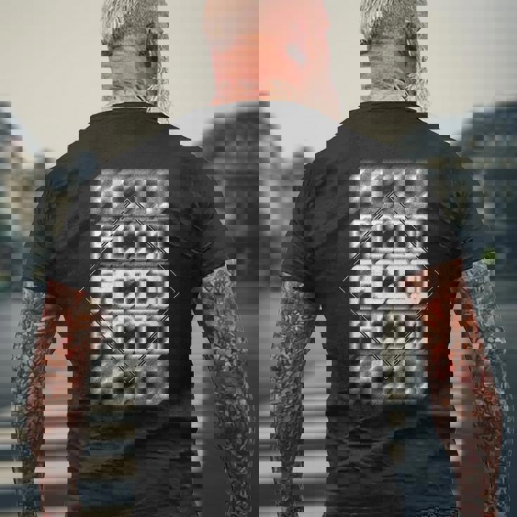 Acid House Trippy Blurry Techno Rave Edm ミュージックフェスティバル メンズTシャツ バックプリント 高齢者への贈り物