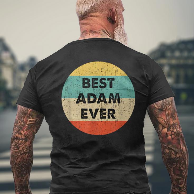 Adam Name T-shirt imprimé au dos Cadeaux pour les vieillards