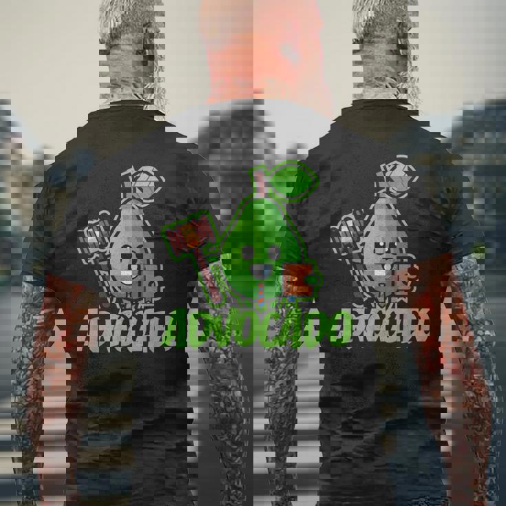 Advocado 弁護士 法律 法律 弁護士 州検問 メンズTシャツ バックプリント 高齢者への贈り物