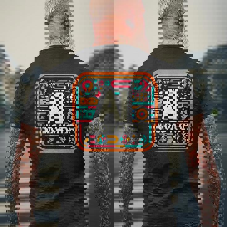 Ai Innovator メンズTシャツ バックプリント 高齢者への贈り物