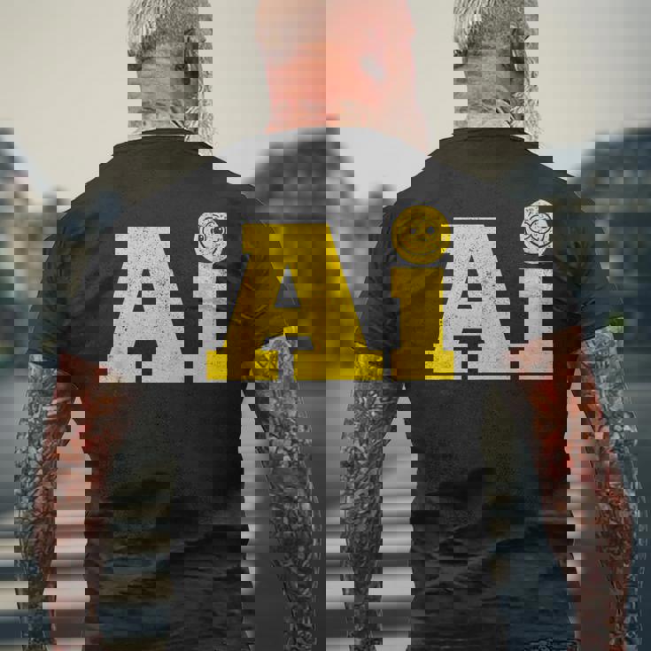 Ai 人工知能 Ai メンズTシャツ バックプリント 高齢者への贈り物