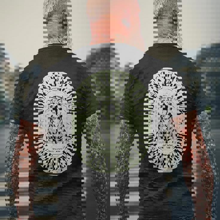 Alwaysleepy Club 男性用の面白いプリント、グラフィック メンズTシャツ バックプリント 高齢者への贈り物