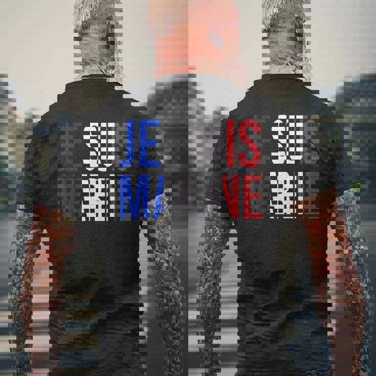 I Am Marine メンズTシャツ バックプリント 高齢者への贈り物