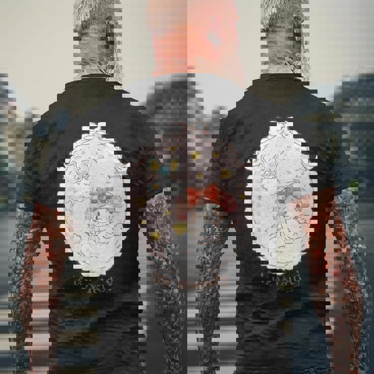 Amazon限定デザイン マイメロディ エンジェル メンズTシャツ バックプリント 高齢者への贈り物