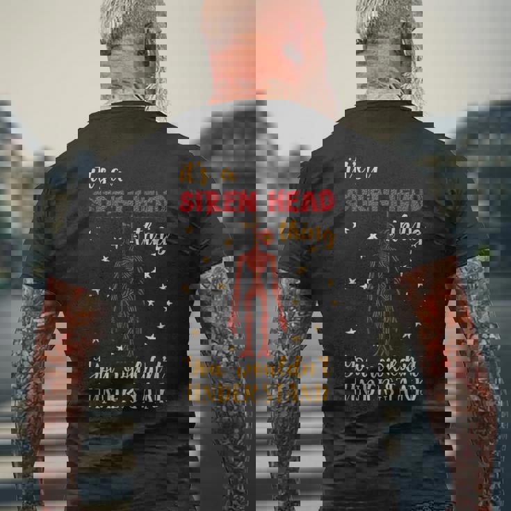 American Cryptid サイレンヘッド キッズ メンズTシャツ バックプリント 高齢者への贈り物