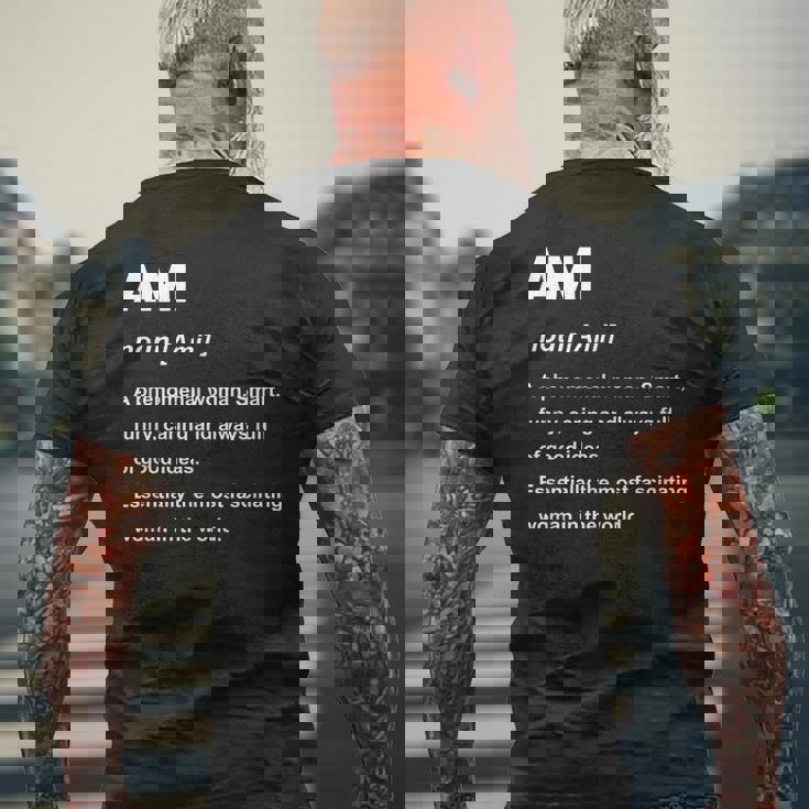 Ami 亜美 メンズTシャツ バックプリント 高齢者への贈り物