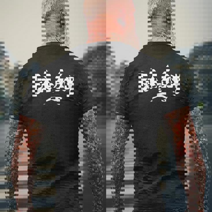 Angry Bad Boy Cool Bad Boys Fashion Graphic tyle メンズTシャツ バックプリント 高齢者への贈り物